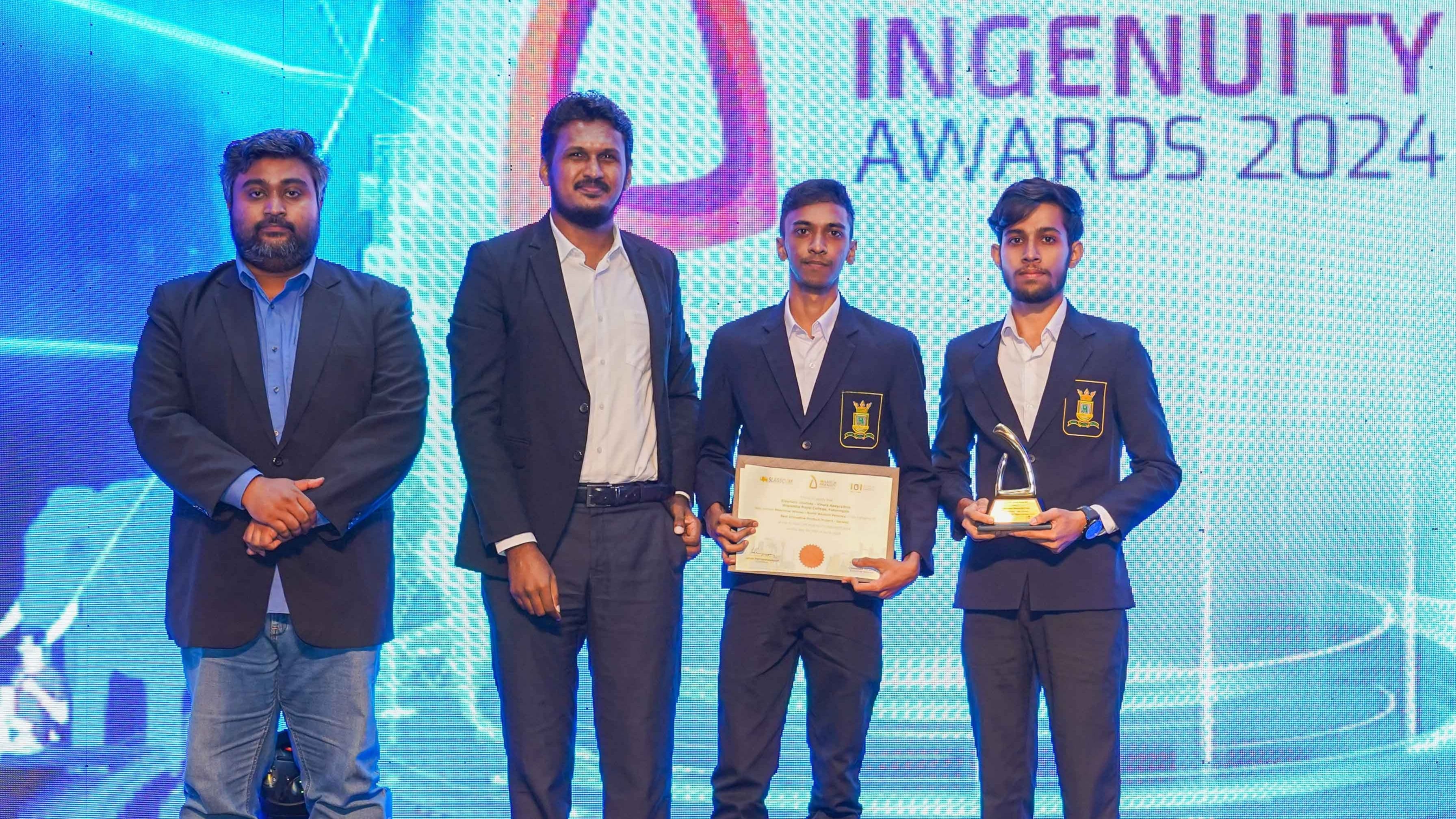 SLASSCOM Ingenuity Awards 2024 Winner